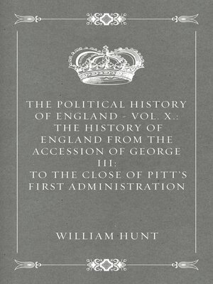 cover image of The Political History of England--Volume X.